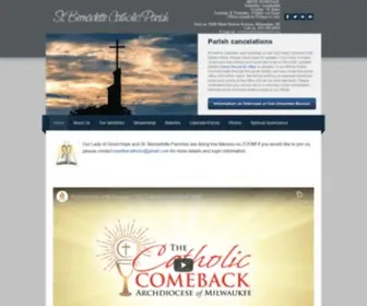 STbweb.com(Bernadette Catholic Parish) Screenshot