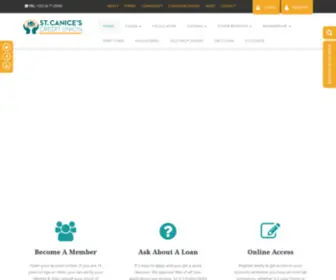 Stcanicescu.ie(St. Canice's Credit Union was founded in 1964 and today) Screenshot