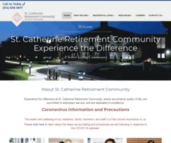 Stcatherineretirement.org(St Catherine Retirement Community) Screenshot