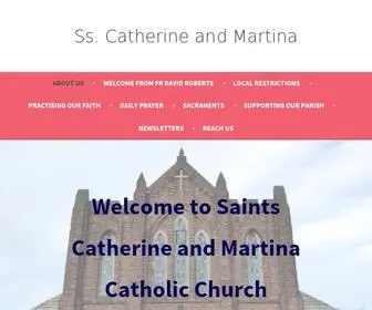 Stcatherineshoylake.org.uk(Catherine and Martina) Screenshot