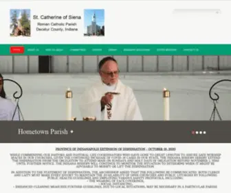 Stcatherinesparish.org(Catherine's Roman Catholic Church) Screenshot