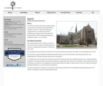 Stcatherinestlucy.org(Stcatherinestlucy) Screenshot