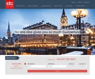 STC.co.uk(Switzerland Travel Centre) Screenshot