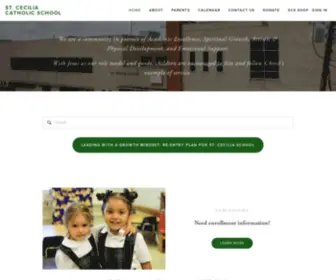 Stceciliacatholic.org(Cecilia Catholic School) Screenshot