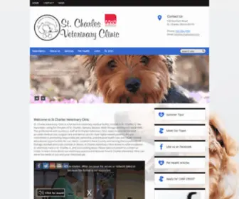 STcharlesveterinaryclinic.com(St. Charles Veterinary Clinic) Screenshot