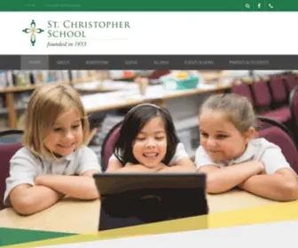 STChrisstrong.org(Christopher Catholic School) Screenshot