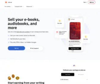 STCK.me(Publish And Sell Chapters Within Minutes) Screenshot