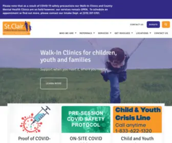 STclairchild.ca(Our multidisciplinary team of mental health professionals) Screenshot