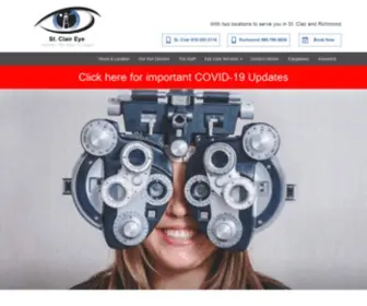 STclaireye.com(Caring Optometrists in St Clair) Screenshot