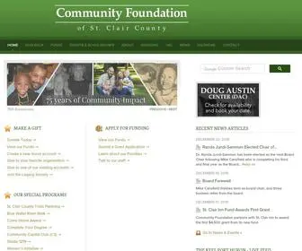 STclairfoundation.org(Community Foundation of St) Screenshot