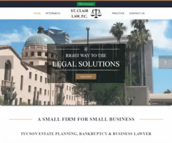 STclairlawtucson.com(STclairlawtucson) Screenshot