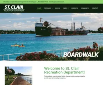 STclairrec.com(St. Clair Rec Department) Screenshot