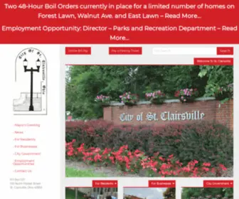 STclairsville.com(City of St) Screenshot