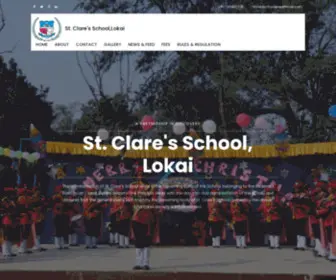 STclaresschoollokai.in(Clare's School) Screenshot