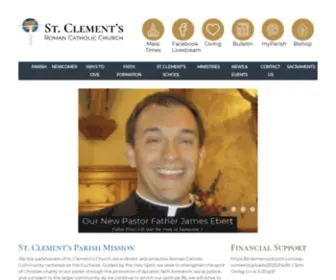 STclementschurch.com(Clements Roman Catholic Church) Screenshot