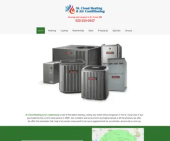 STcloudheating.net(Cloud Heating & Air Conditioning Inc) Screenshot