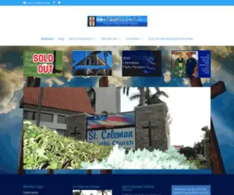 STCMC.org(Saint Coleman's Men's Club) Screenshot