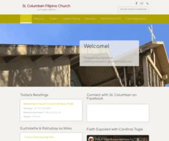 Stcolumbanla.org(St. Columban) Screenshot