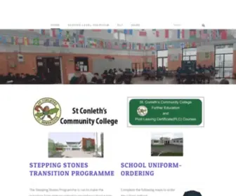 Stconlethscc.ie(ST.CONLETH'S COMMUNITY COLLEGE) Screenshot