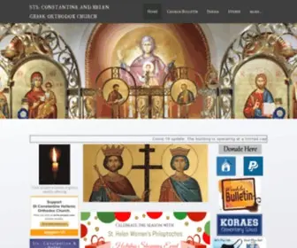 Stconstantinehelen.org(CONSTANTINE AND HELEN GREEK ORTHODOX CHURCH) Screenshot