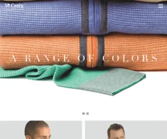 STcroixcollections.com(Men's Designer Clothing & Luxury Fashions) Screenshot