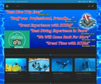 STcroixscuba.com(Scuba Diving and PADI Dive Training St Croix US Virgin Islands) Screenshot