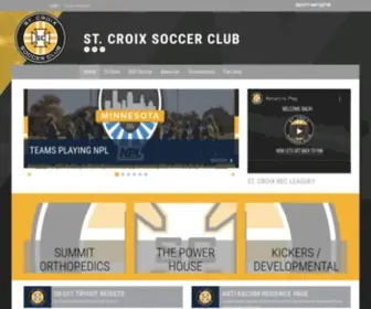STcroixsoccer.org(Croix Soccer Club) Screenshot