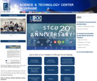Stcu.int(SCIENCE & TECHNOLOGY CENTER IN UKRAINE) Screenshot