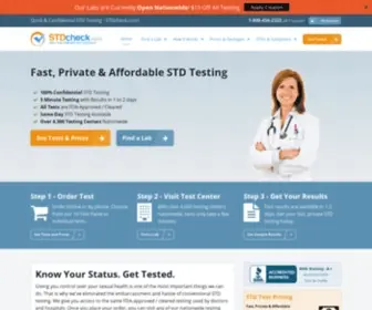 STDcheck.com(Same Day Online STD Testing) Screenshot
