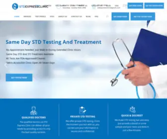 Stdexpressclinic.com(STD Express Clinic) Screenshot