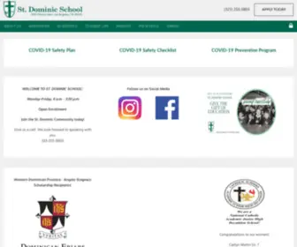 Stdominicla.us(Saint Dominic's School) Screenshot