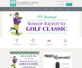 StdominicVillage.org(St. Dominic Village) Screenshot