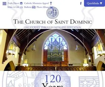 Stdoms.org(Dominic Catholic Church) Screenshot