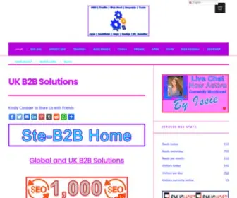 Ste-B2B.net(£20/mo 200 Keywords Offsite SEO) Screenshot
