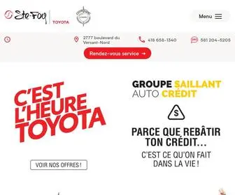 Ste-Foytoyota.com(Concessionnaire Toyota à Québec (Ste) Screenshot