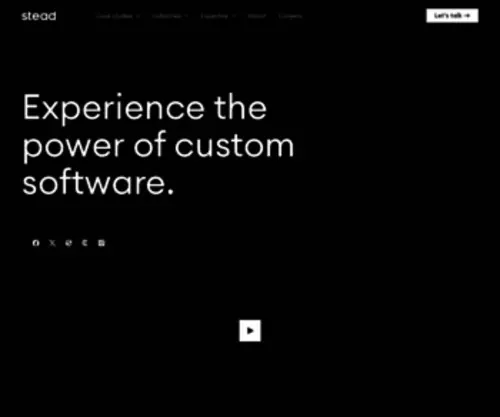 Stead.global(Custom Software Design and Development Company) Screenshot