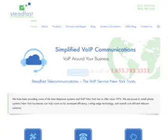 Steadfasttelecom.com(Steadfast Telecom) Screenshot