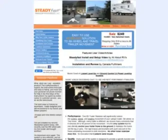 Steadyfast.com(5th Wheel and RV Trailer Stabilizer) Screenshot