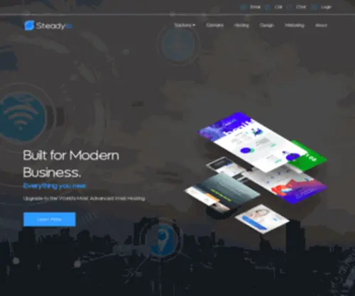 Steadyio.net(A proven platform that's perfect for hosting all your websites) Screenshot