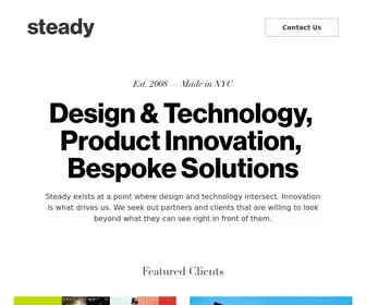 Steadyltd.com(Design & Technology) Screenshot