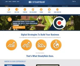 Steadyrain.com(Digital Solutions Transforming Businesses) Screenshot