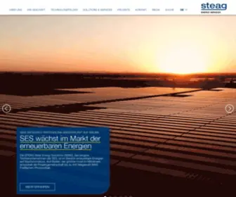 Steag-Energyservices.com(Dienstleister für die gesamte Wertschöpfungskette Ihrer Energieanlage) Screenshot
