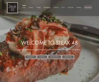 Steak48.com(Upscale Steakhouse & Fine Dining Restaurants) Screenshot