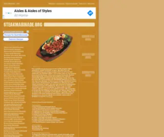 Steakmarinade.org(Our website Steak Marinade) Screenshot