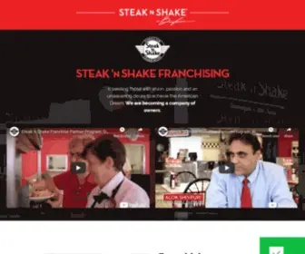 Steaknshakefranchise.com(Steak 'n Shake Burger Restaurant Franchise) Screenshot