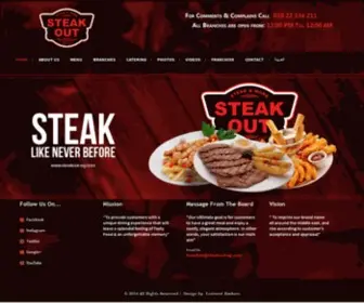 Steakout-EG.com(Steak Out Restaurants in Egypt) Screenshot