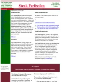 Steakperfection.com(Steak Perfection) Screenshot