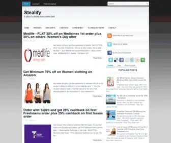 Stealify.com Screenshot