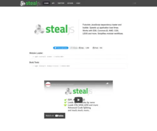 Stealjs.com(Stealjs) Screenshot
