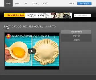 Stealmyrecipes.com(Steal My Recipes) Screenshot